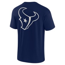 Houston Texans Fanatics Signature Unisex Super Soft Short Sleeve T-Shirt - Navy