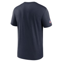 Houston Texans Nike Sideline Infograph Performance T-Shirt - Navy