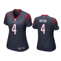 Men Houston Texans #4 2019 Deshaun Watson Navy Game Jersey