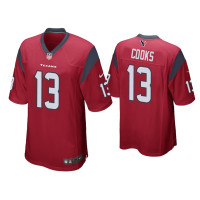 Men Houston Texans #13 Brandin Cooks Red Game Jersey