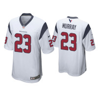 Men Houston Texans #23 Eric Murray White Game Jersey