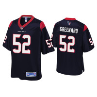 Men Houston Texans #52 Jonathan Greenard Navy Pro Line Jersey