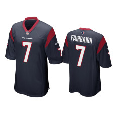 Men Houston Texans #7 Ka'imi Fairbairn Navy Game Jersey