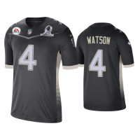 Men Houston Texans #4 Deshaun Watson 2021 AFC Pro Bowl Game Anthracite Jersey