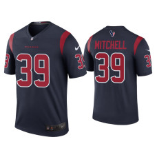 Men Houston Texans #39 Color Rush Legend Terrance Mitchell Navy Jersey