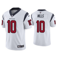 Men Houston Texans #10 Vapor Limited Davis Mills Texans White Jersey