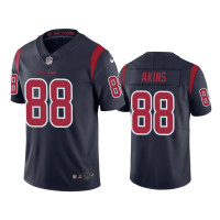 Men Houston Texans #88 Nike Jordan Akins Navy Color Rush Limited Jersey